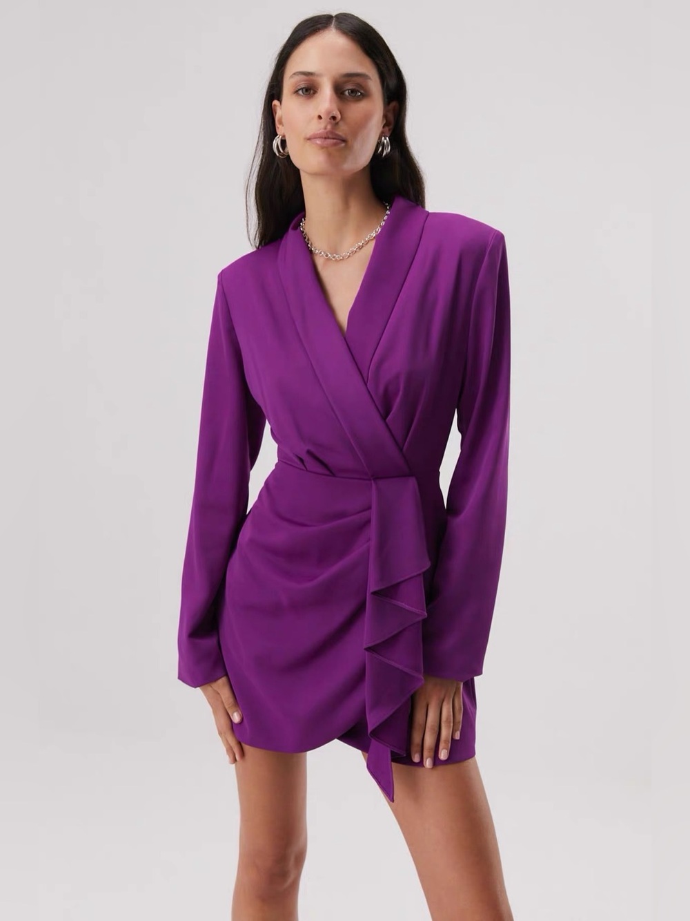 Misha Long Sleeve Mini Dress